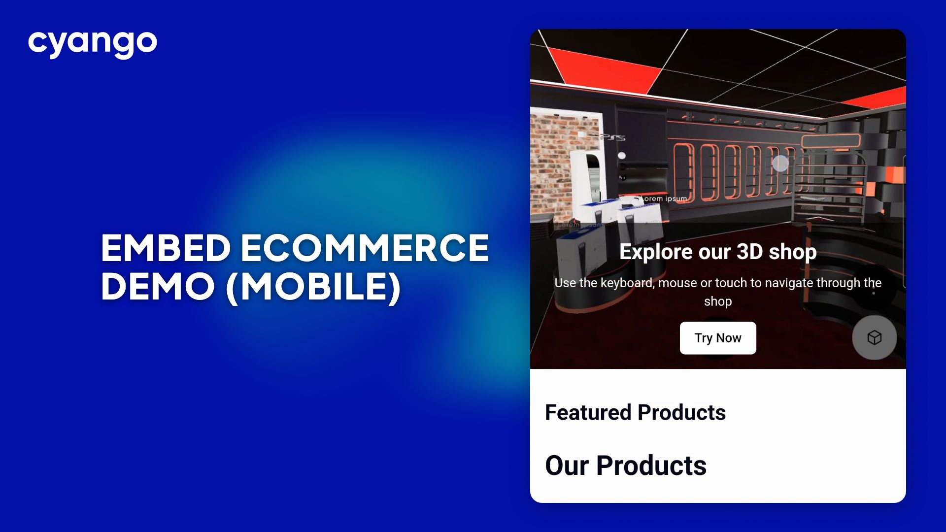 iFrame / Embed E-commerce Demo (Mobile) - Learn