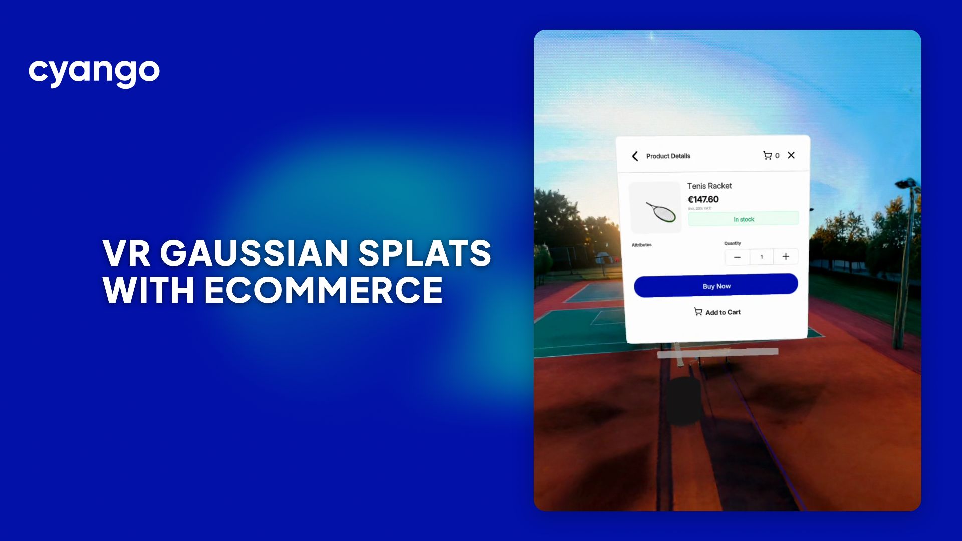 VR Gaussian Splat shopping experience in the browser - Learn