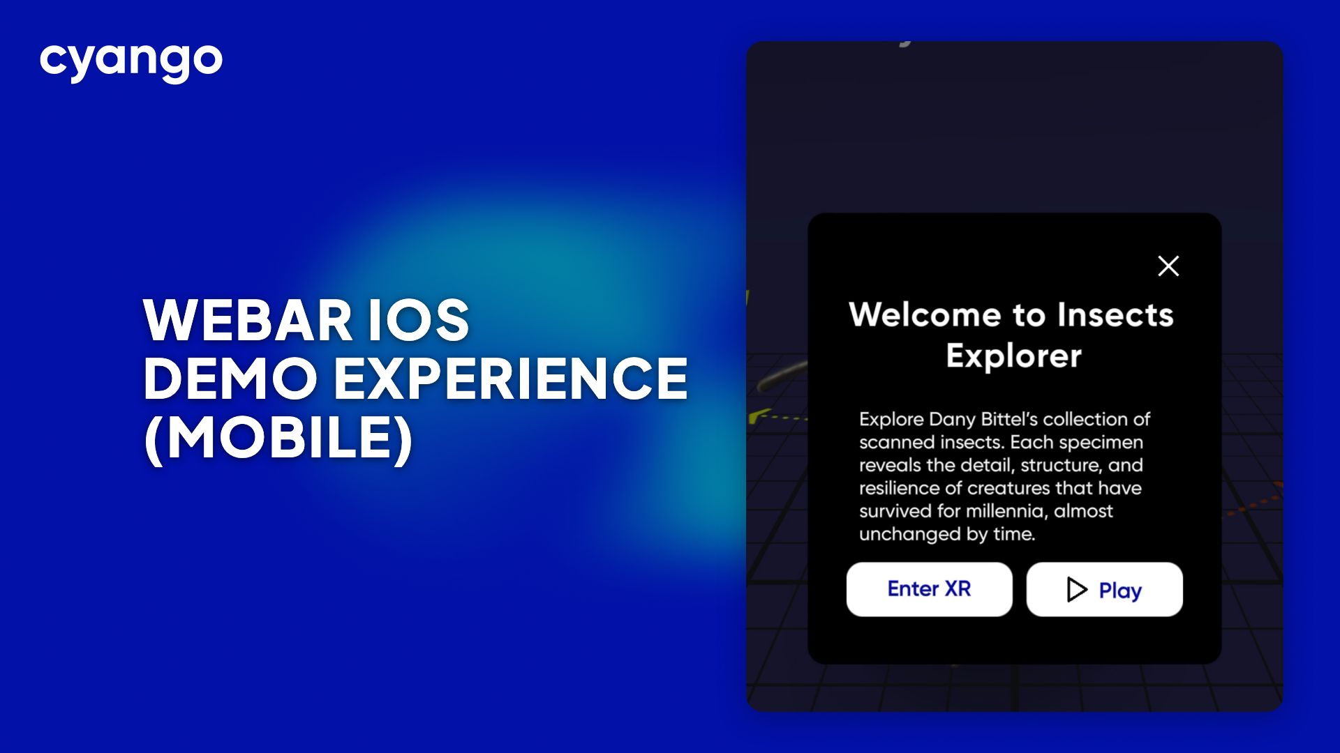 WebAR in iOS Demo (Mobile) - Learn