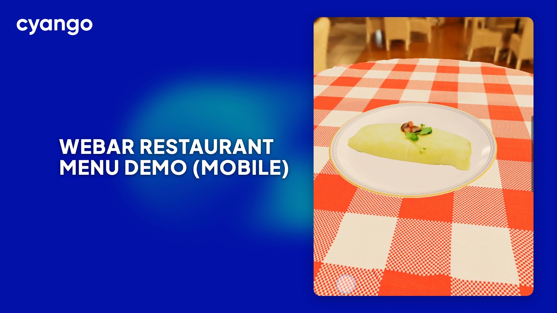 WebAR Restaurant Menu Demo (Mobile) - Learn